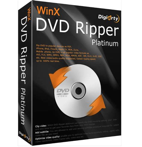 WinX DVD Ripper Platinum 8.21.1 Crack With Keys Download [Lifetime]